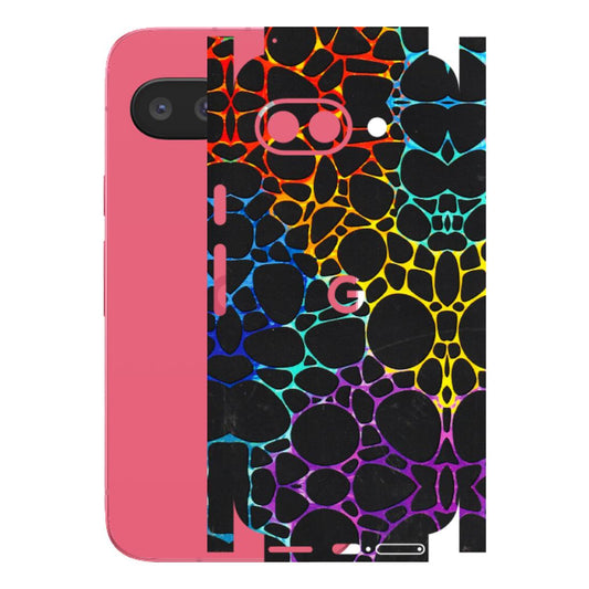 Google Pixel Phone Skins (All Models) - Abstract Art MultiColour - 3D Embossed Finish (L-133) Google Pixel 9A