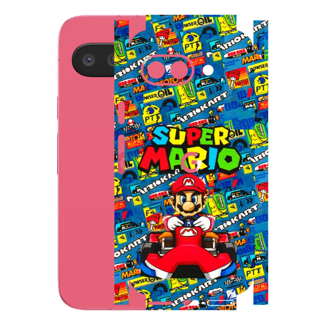 Google Pixel Phone Skins (All Models) - Super Mario Kart - 3D Embossed Finish (L-140) Google Pixel 9A