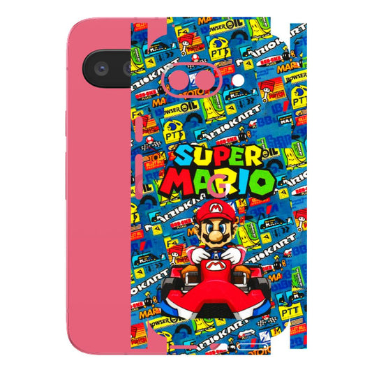 Google Pixel Phone Skins (All Models) - Super Mario Kart - 3D Embossed Finish (L-140) Google Pixel 9A