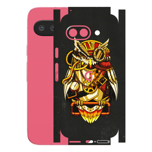 Google Pixel Phone Skins (All Models) - Classy Smart Owl - 3D Embossed Finish (L-144) Google Pixel 9A