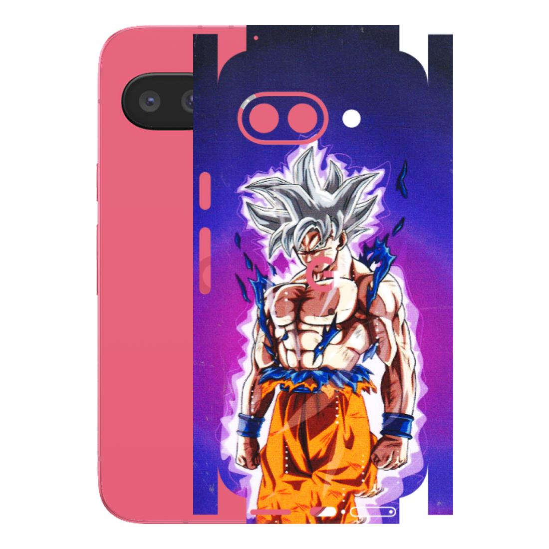 Google Pixel Phone Skins (All Models) - Goku Purple Anime - 3D Embossed Finish (L-147) Google Pixel 9A