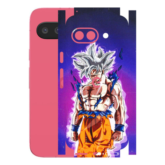 Google Pixel Phone Skins (All Models) - Goku Purple Anime - 3D Embossed Finish (L-147) Google Pixel 9A