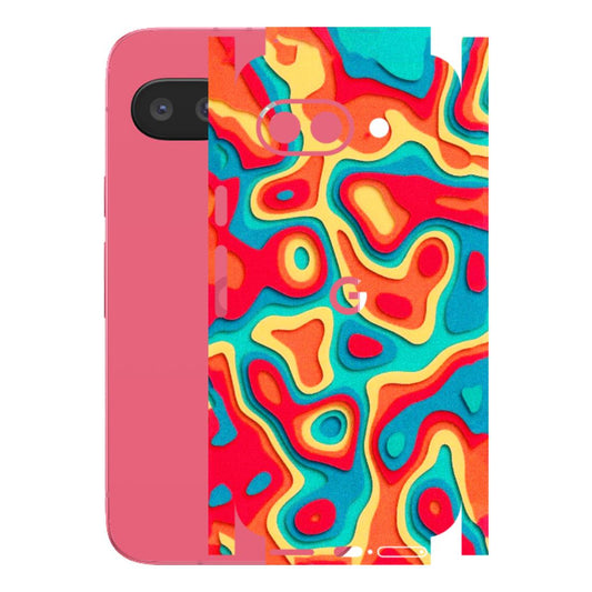 Google Pixel Phone Skins (All Models) - Abstract Swirl - 3D Embossed Finish (L-150) Google Pixel 9A