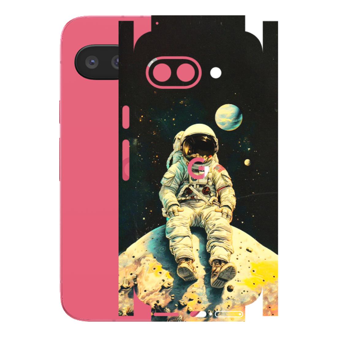 Google Pixel Phone Skins (All Models) - Astronaut in Space - 3D Embossed Finish (L-16) Google Pixel 9A