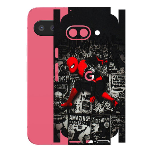 Google Pixel Phone Skins (All Models) - SpiderMan New - 3D Embossed Finish (L-162) Google Pixel 9A