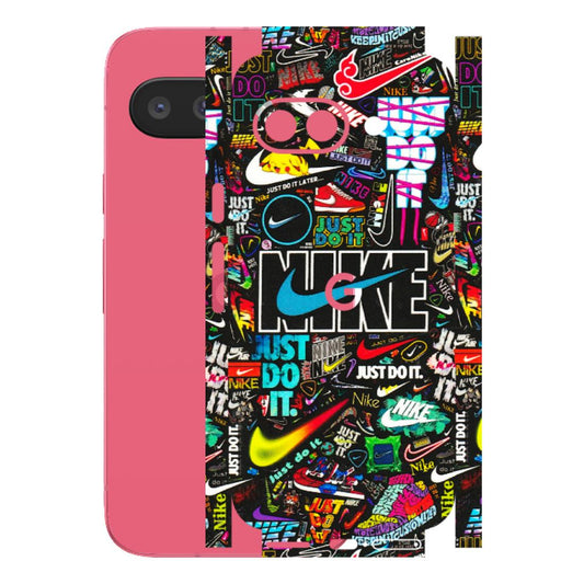 Google Pixel Phone Skins (All Models) - Just Do It Doodles - 3D Embossed Finish (L-166) Google Pixel 9A