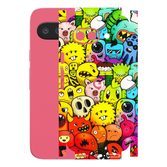Google Pixel Phone Skins (All Models) - Angry Funkies - 3D Embossed Finish (L-169) Google Pixel 9A