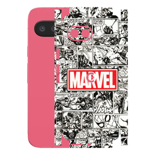 Google Pixel Phone Skins (All Models) - Marvel Comic - 3D Embossed Finish (L-171) Google Pixel 9A