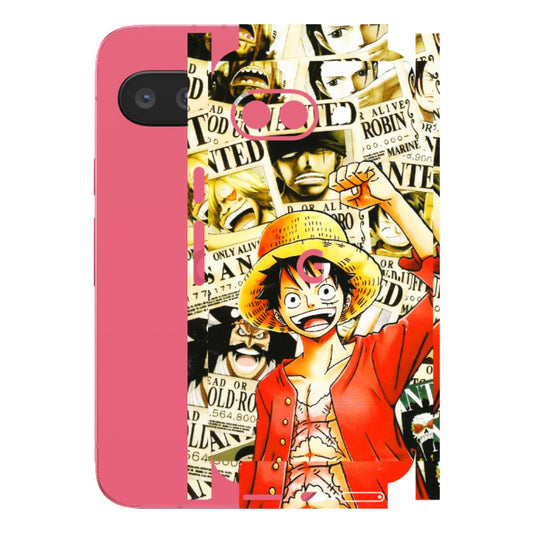 Google Pixel Phone Skins (All Models) - Luffy Anime - 3D Embossed Finish (L-177) Google Pixel 9A