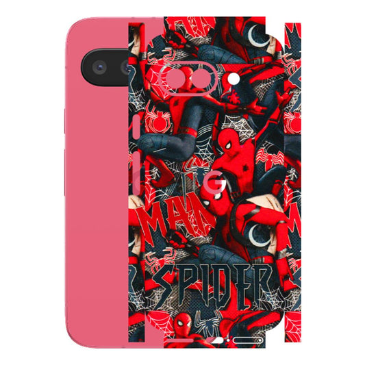Google Pixel Phone Skins (All Models) - SpiderMan Cool - 3D Embossed Finish (L-188) Google Pixel 9A