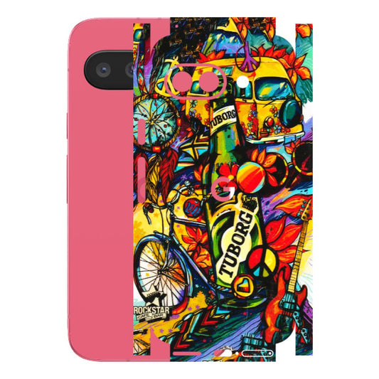 Google Pixel Phone Skins (All Models) - Cool Beer Bottle - 3D Embossed Finish (L-193) Google Pixel 9A