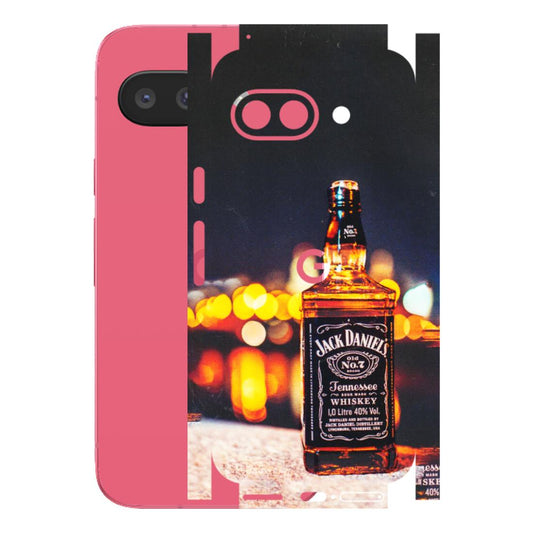 Google Pixel Phone Skins (All Models) - JD Whiskey Bottle - 3D Embossed Finish (L-20) Google Pixel 9A