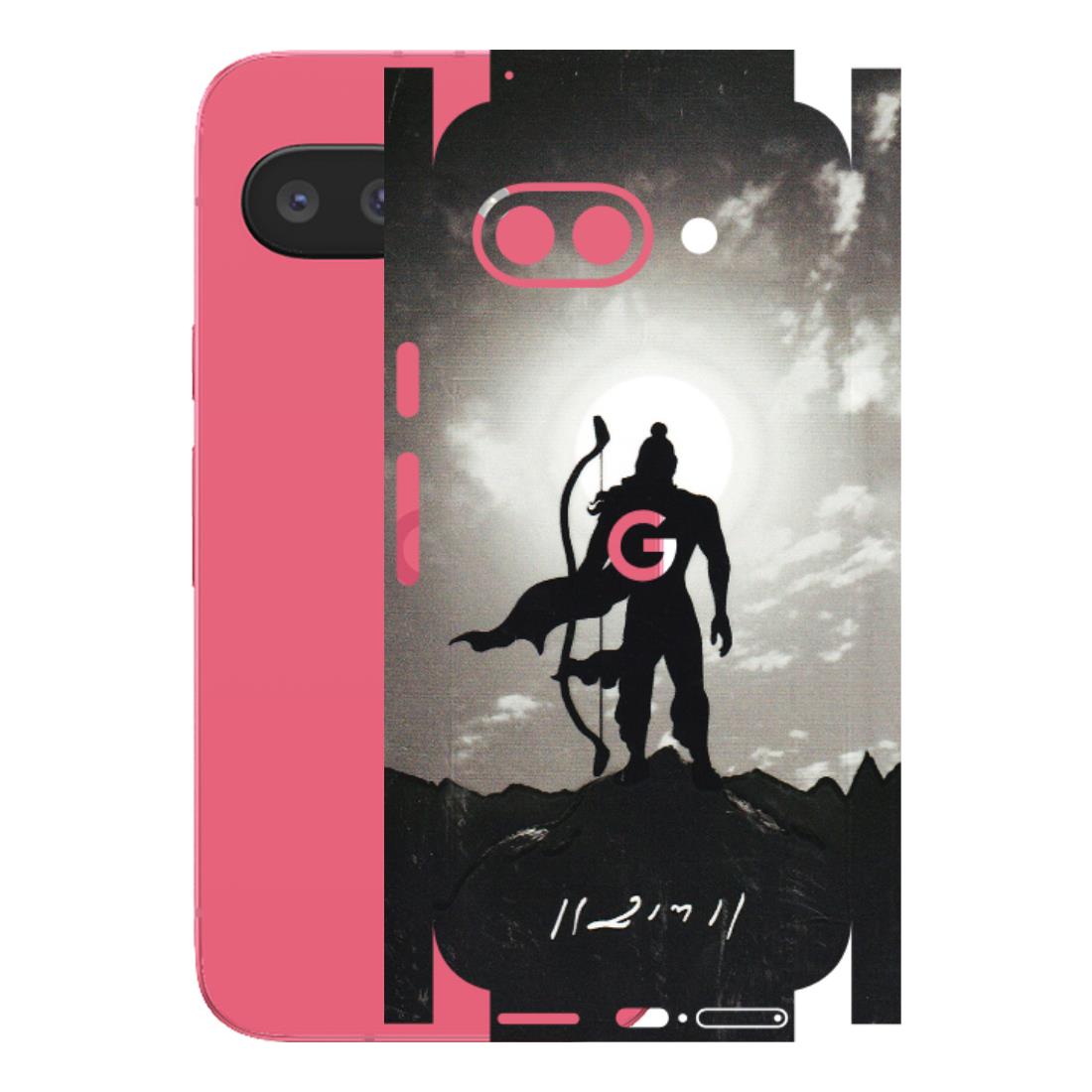 Google Pixel Phone Skins (All Models) - Jai Siya Ram - 3D Embossed Finish (L-200) Google Pixel 9A