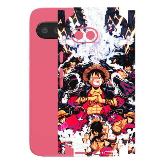 Google Pixel Phone Skins (All Models) - Luffy Anime Character - 3D Embossed Finish (L-203) Google Pixel 9A