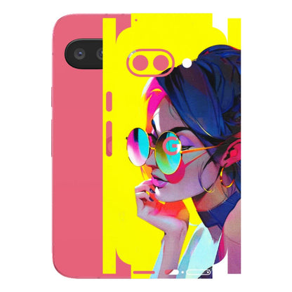 Google Pixel Phone Skins (All Models) - Bold Stylish Girl - 3D Embossed Finish (L-222) Google Pixel 9A