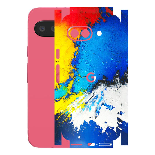 Google Pixel Phone Skins (All Models) - Acrylic Paint Spill - 3D Embossed Finish (L-229) Google Pixel 9A