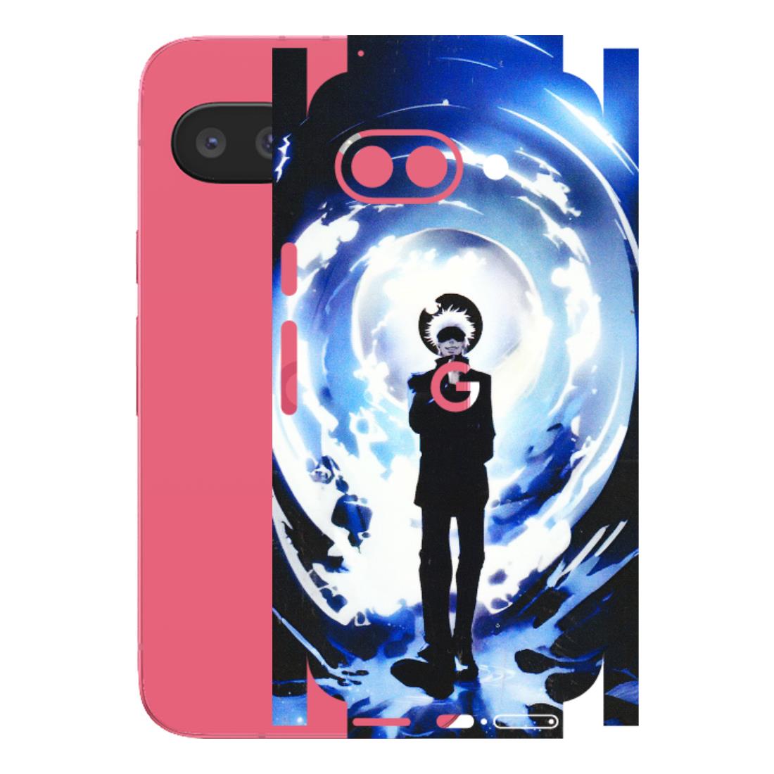 Google Pixel Phone Skins (All Models) - Satoru Gojo Dark Blue - 3D Embossed Finish (L-235) Google Pixel 9A