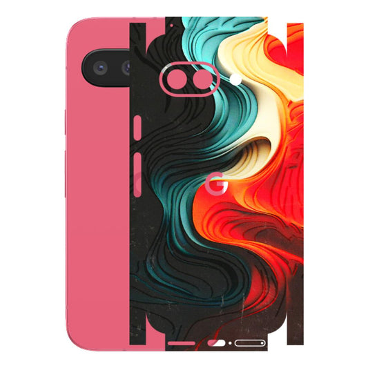 Google Pixel Phone Skins (All Models) - The Silky Swirl - 3D Embossed Finish (L-240) Google Pixel 9A