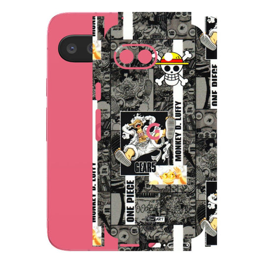 Google Pixel Phone Skins (All Models) - Cuffy Anime MonkeyCamic - 3D Embossed Finish (L-242) Google Pixel 9A