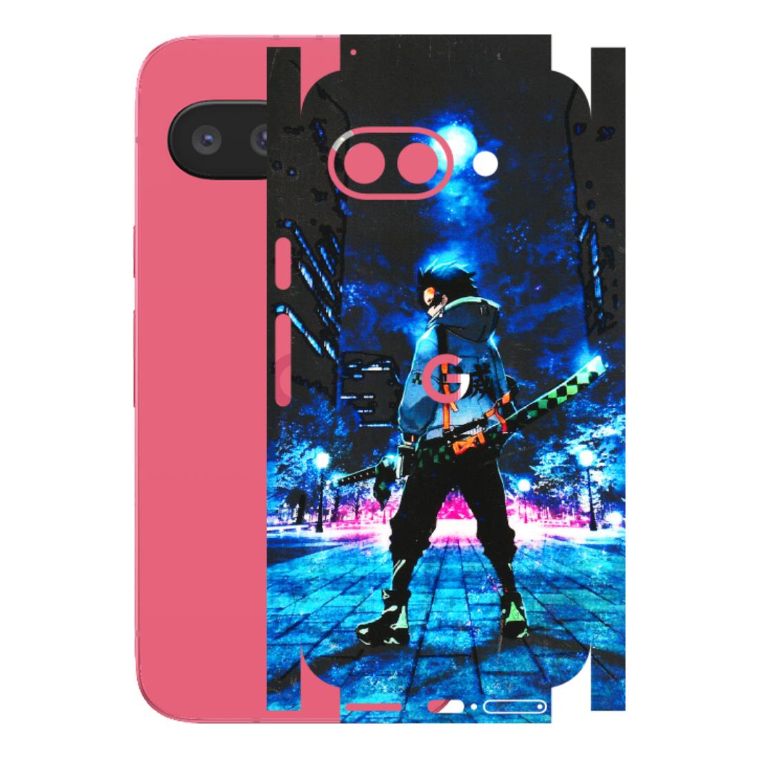 Google Pixel Phone Skins (All Models) - Demon Slayer Sword - 3D Embossed Finish (L-247) Google Pixel 9A