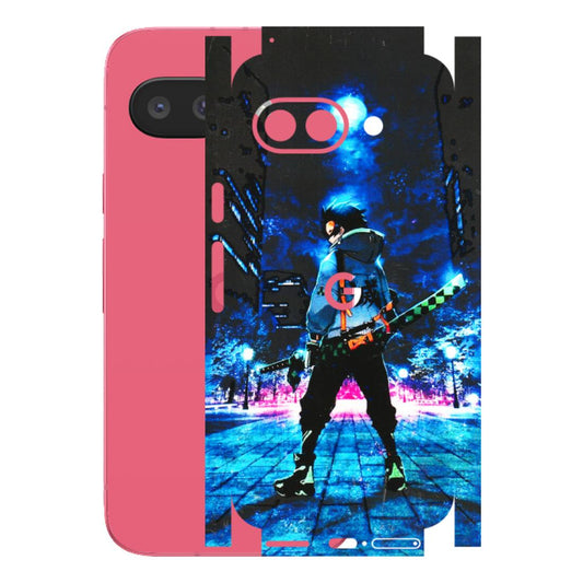 Google Pixel Phone Skins (All Models) - Demon Slayer Sword - 3D Embossed Finish (L-247) Google Pixel 9A