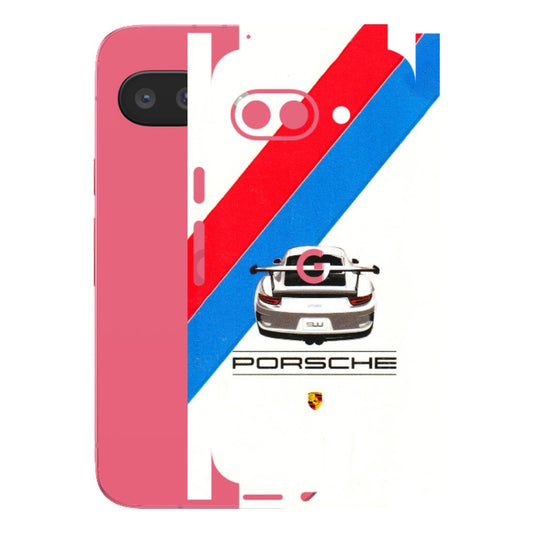 Google Pixel Phone Skins (All Models) - Porche Car Sober Logo - 3D Embossed Finish (L-248) Google Pixel 9A