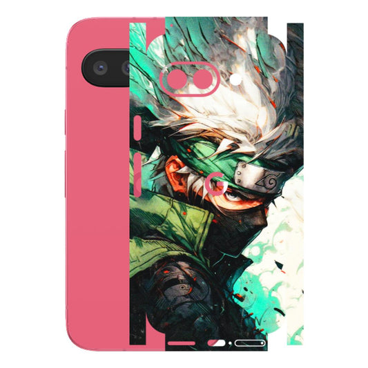 Google Pixel Phone Skins (All Models) - Kakashi Side Profile - 3D Embossed Finish (L-249) Google Pixel 9A