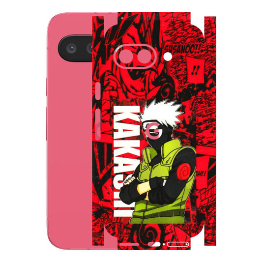 Google Pixel Phone Skins (All Models) - Kakashi Red Anime - 3D Embossed Finish (L-251) Google Pixel 9A