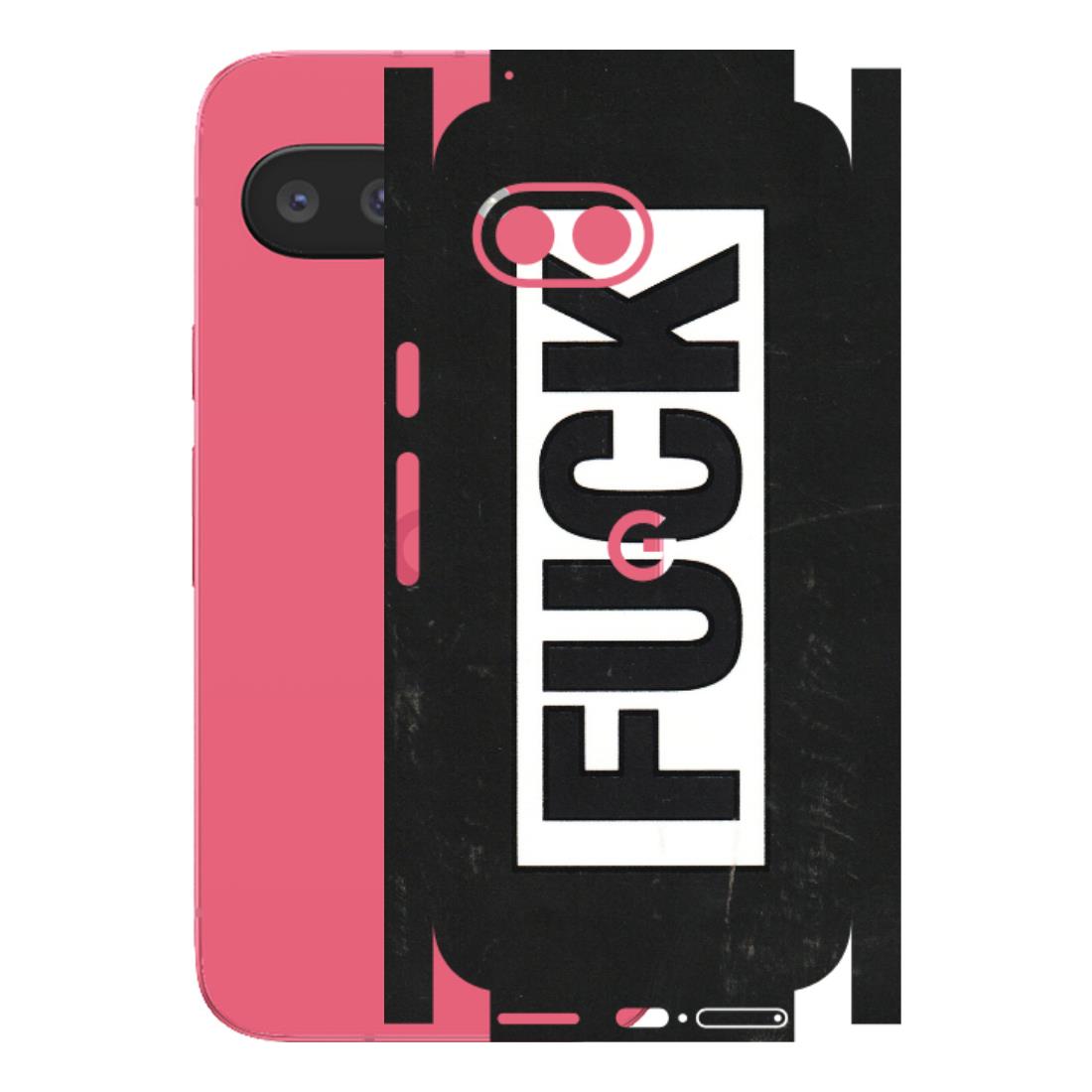 Google Pixel Phone Skins (All Models) - The F Word - 3D Embossed Finish (L-255) Google Pixel 9A