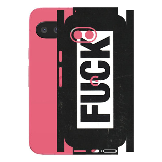 Google Pixel Phone Skins (All Models) - The F Word - 3D Embossed Finish (L-255) Google Pixel 9A