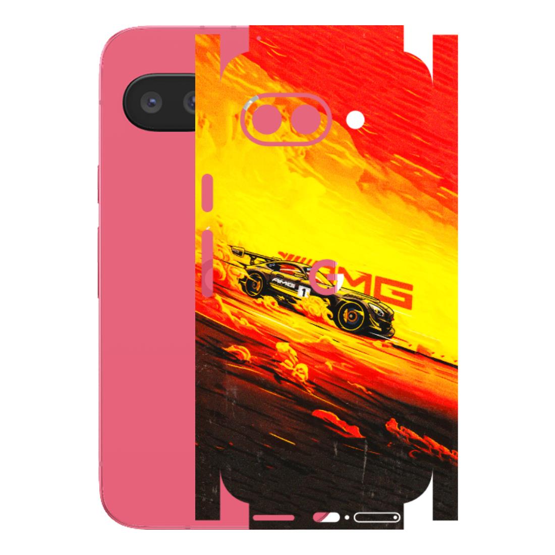Google Pixel Phone Skins (All Models) - AMG Car Speed Cover - 3D Embossed Finish (L-256) Google Pixel 9A