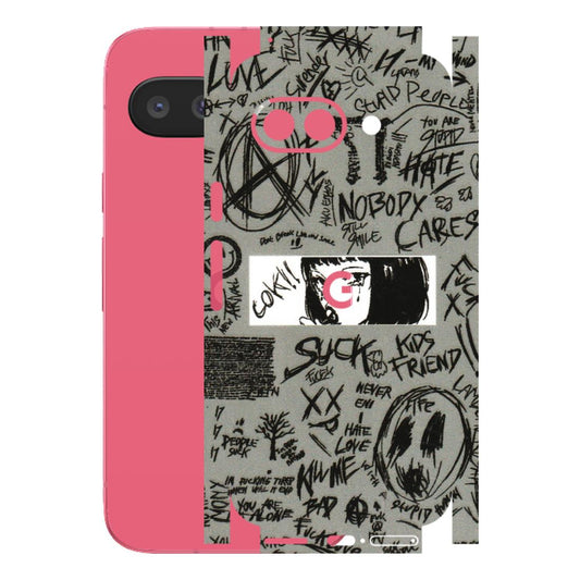 Google Pixel Phone Skins (All Models) - Never Have Love Anime - 3D Embossed Finish (L-260) Google Pixel 9A