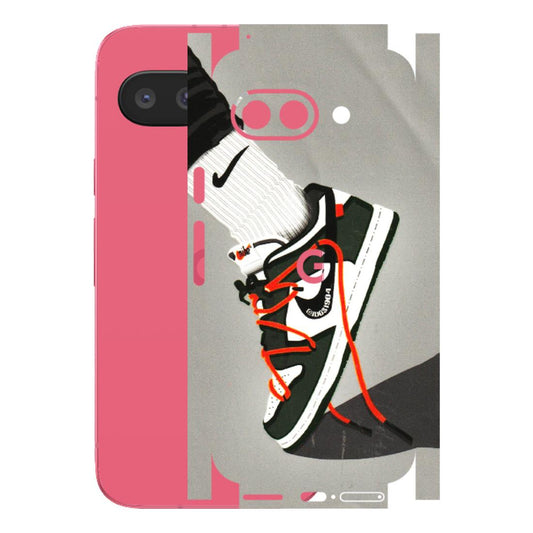 Google Pixel Phone Skins (All Models) - New Grey Sneaker - 3D Embossed Finish (L-261) Google Pixel 9A