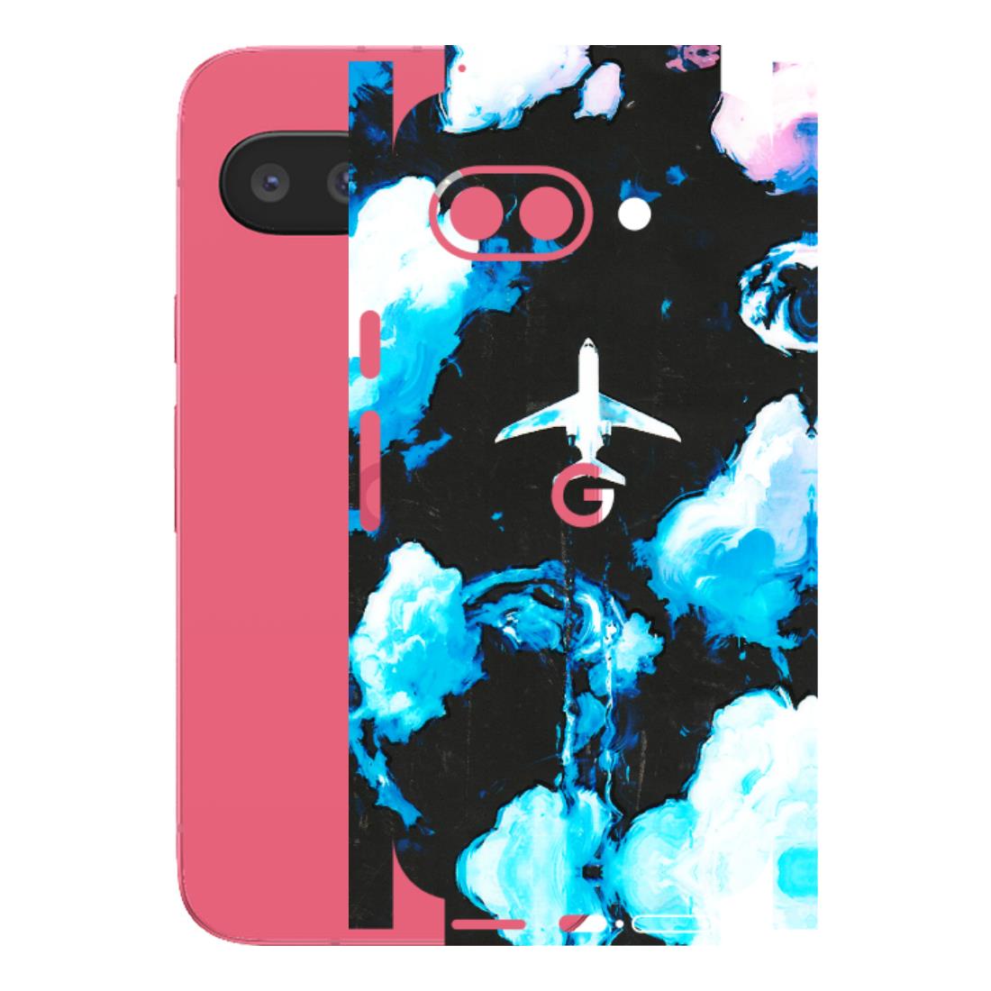 Google Pixel Phone Skins (All Models) - Travel In Airline - 3D Embossed Finish (L-264) Google Pixel 9A