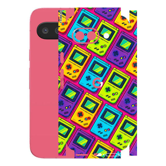 Google Pixel Phone Skins (All Models) - Gameboy Colourful - 3D Embossed Finish (L-266) Google Pixel 9A