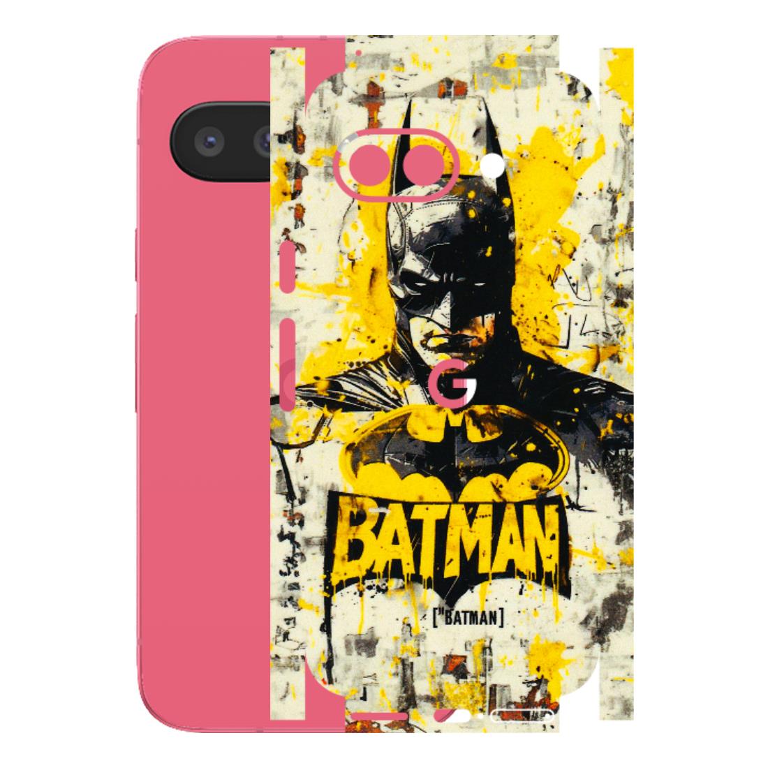 Google Pixel Phone Skins (All Models) - Batman Yellow BT - 3D Embossed Finish (L-304) Google Pixel 9A