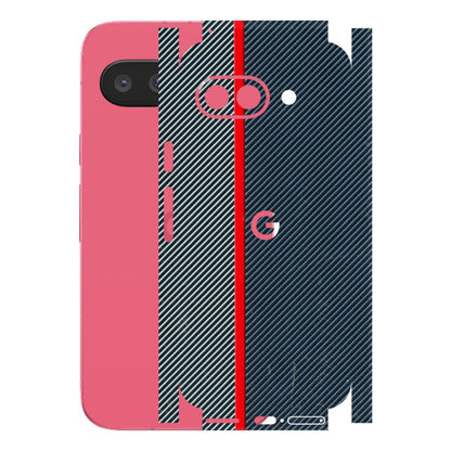 Google Pixel Phone Skins (All Models) - Blue Sober Lines - 3D Embossed Finish (L-305) Google Pixel 9A