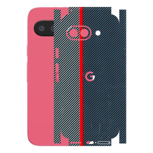 Google Pixel Phone Skins (All Models) - Blue Sober Lines - 3D Embossed Finish (L-305) Google Pixel 9A