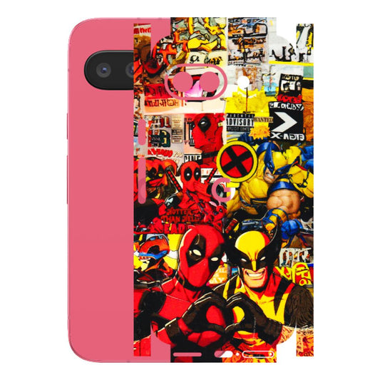 Google Pixel Phone Skins (All Models) - Spidy Wolverine - 3D Embossed Finish (L-310) Google Pixel 9A