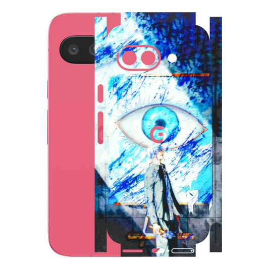 Google Pixel Phone Skins (All Models) - Anime Sea Blue Eye - 3D Embossed Finish (L-318) Google Pixel 9A
