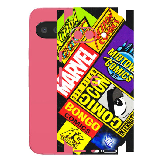 Google Pixel Phone Skins (All Models) - Bongo Comic Con - 3D Embossed Finish (L-325) Google Pixel 9A
