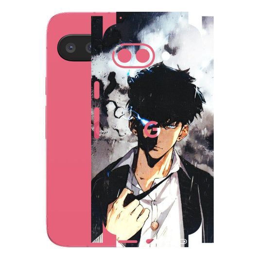 Google Pixel Phone Skins (All Models) - Sung Jinwoo Manhwa Anime - 3D Embossed Finish (L-328) Google Pixel 9A