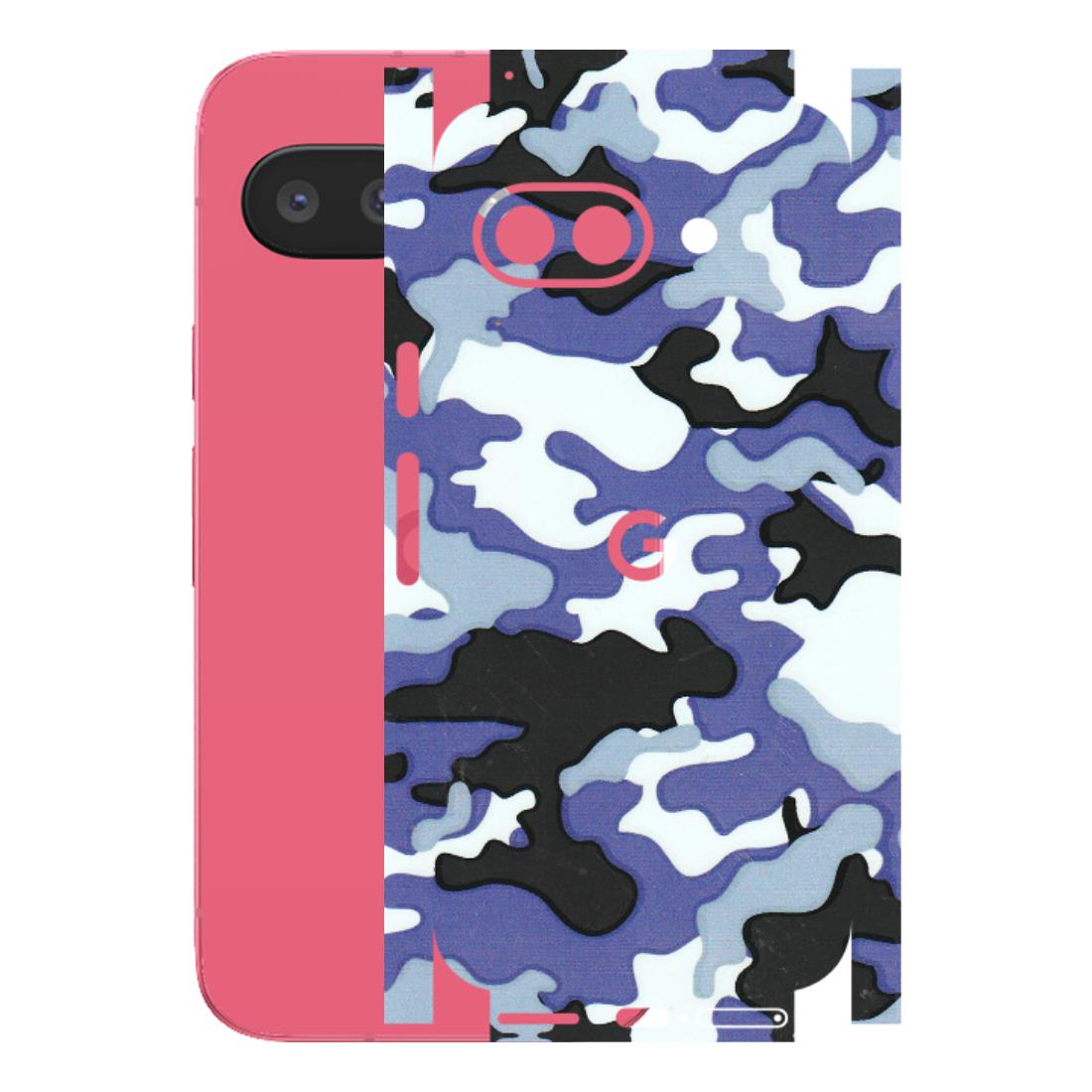 Google Pixel Phone Skins (All Models) - Powerfull Military Camoflauge - 3D Embossed Finish (L-49) Google Pixel 9A