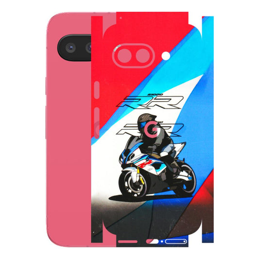 Google Pixel Phone Skins (All Models) - Bikers Love - 3D Embossed Finish (L-58) Google Pixel 9A