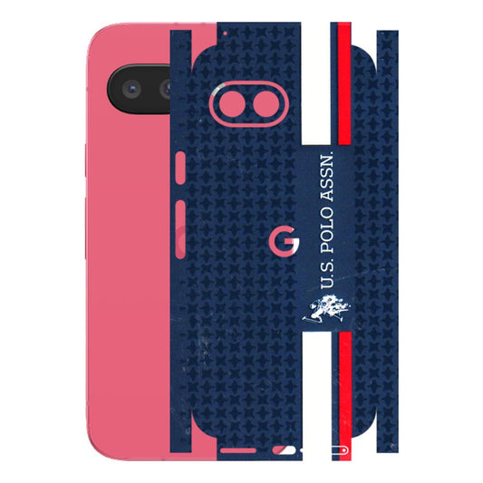 Google Pixel Phone Skins (All Models) - US POLO Designer Brand - 3D Embossed Finish (L-65) Google Pixel 9A