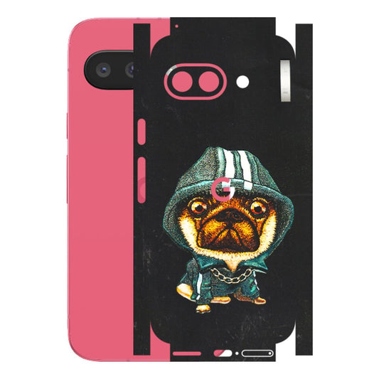 Google Pixel Phone Skins (All Models) - Puppy N Hoodie - 3D Embossed Finish (L-90) Google Pixel 9A