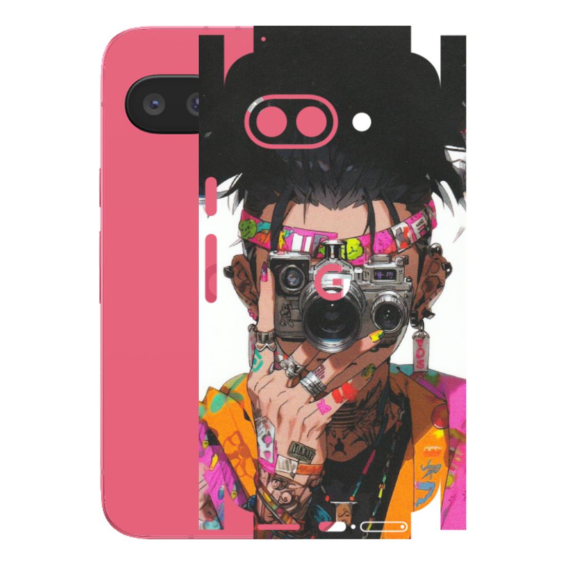 Google Pixel Phone Skins (All Models) - Camera Lover Girl - Matte Finish (M-09) Google Pixel 9A