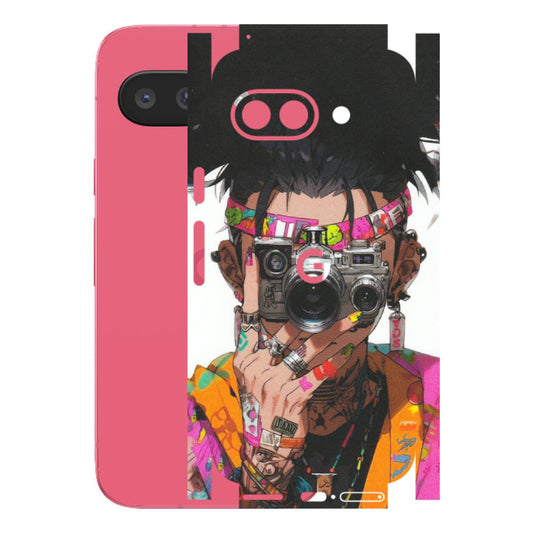 Google Pixel Phone Skins (All Models) - Camera Lover Girl - Matte Finish (M-09) Google Pixel 9A
