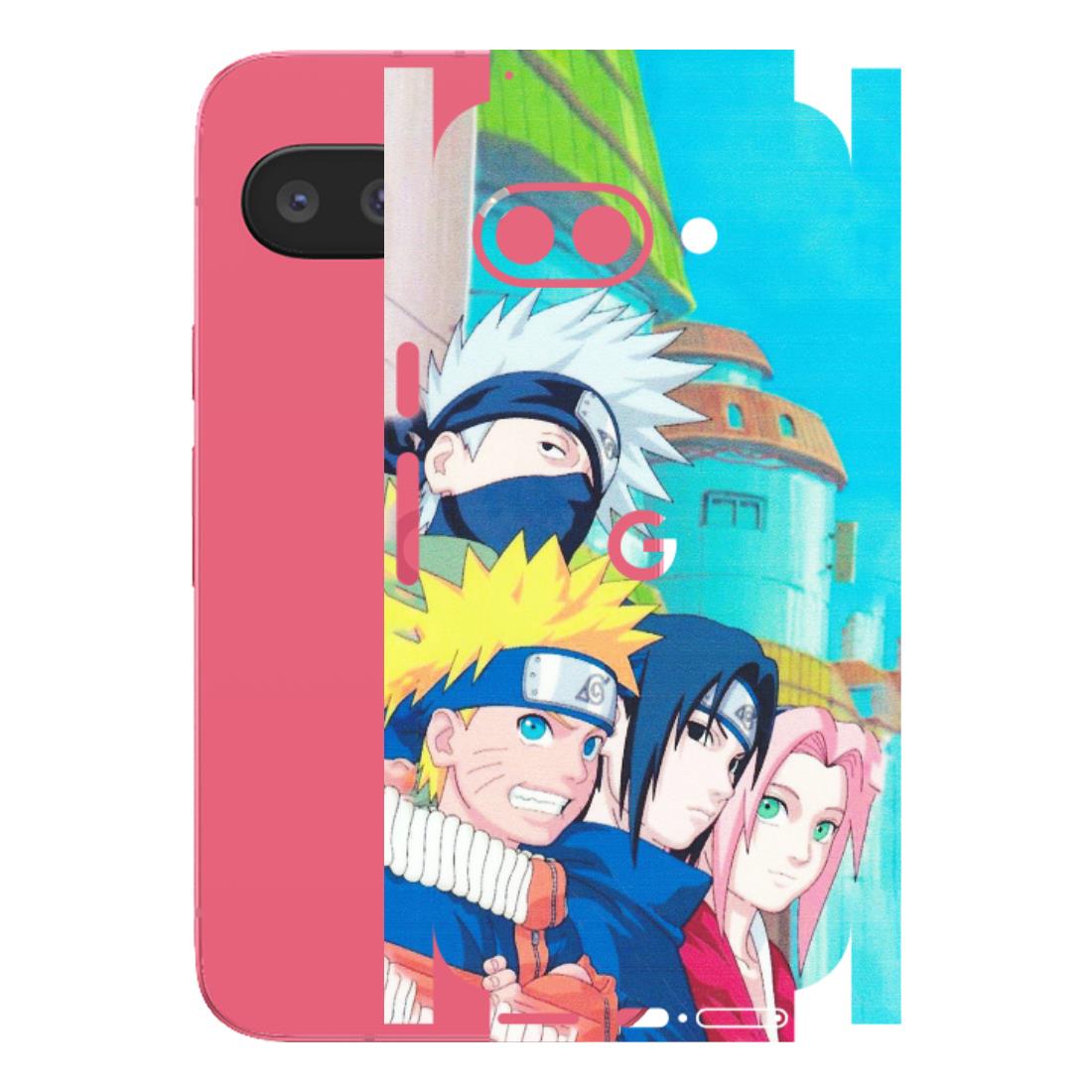 Google Pixel Phone Skins (All Models) - Team Minato And Kakashi - Matte Finish (M-101) Google Pixel 9A