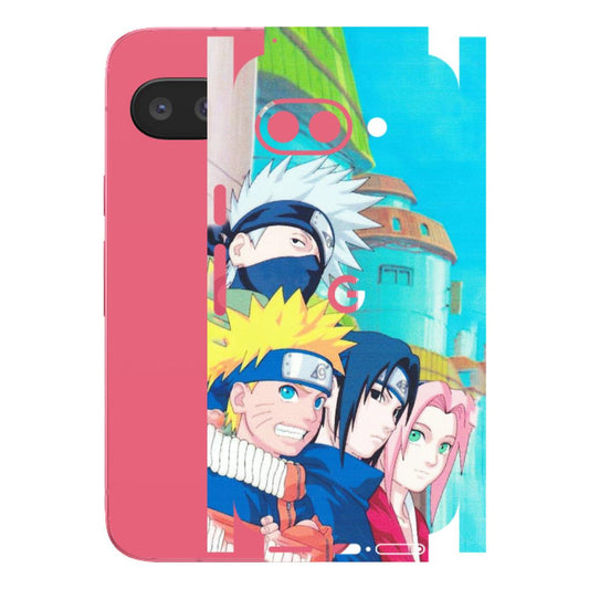 Google Pixel Phone Skins (All Models) - Team Minato And Kakashi - Matte Finish (M-101) Google Pixel 9A